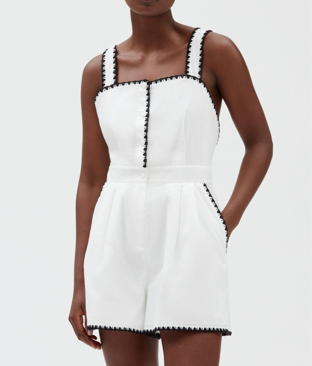 Claudie Pierlot - Combi-Short - Julia - Ecru