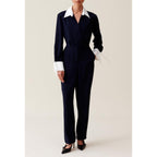 Claudie Pierlot - Combinaison Bi-Matière Marine