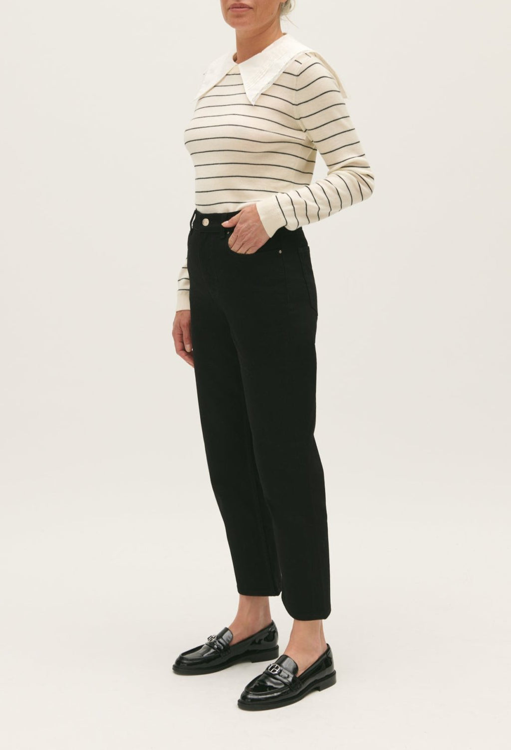 Claudie Pierlot - Jean - Paquitonoir - Noir