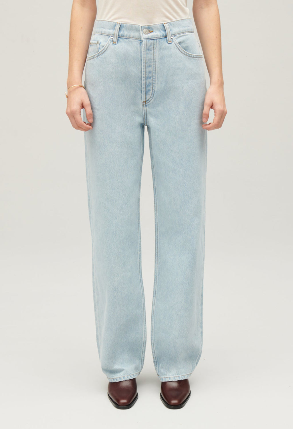 Claudie Pierlot - Jean - Jeanclaude - Denim Very Light Blue