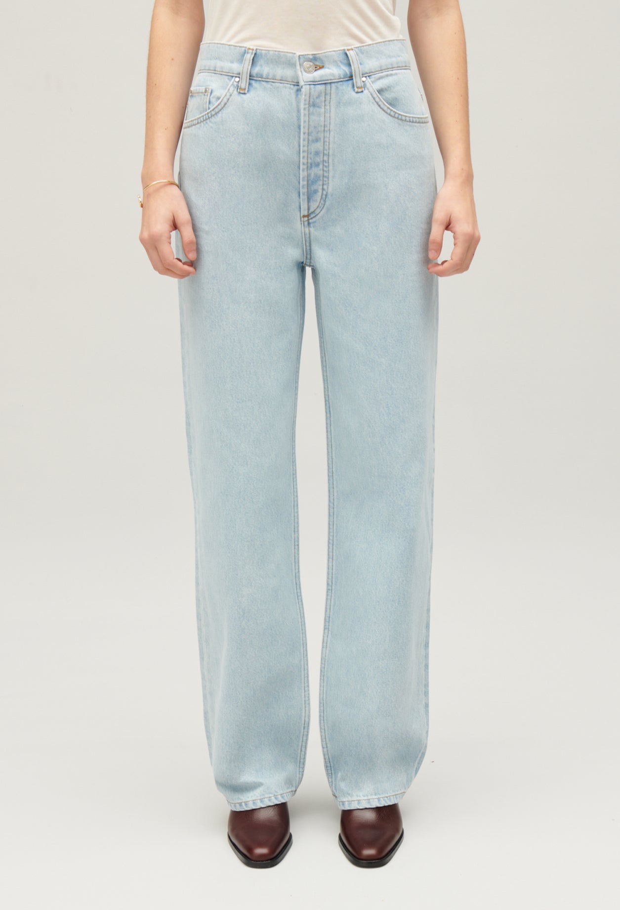 Claudie Pierlot - Jean - Jeanclaude - Denim Very Light Blue