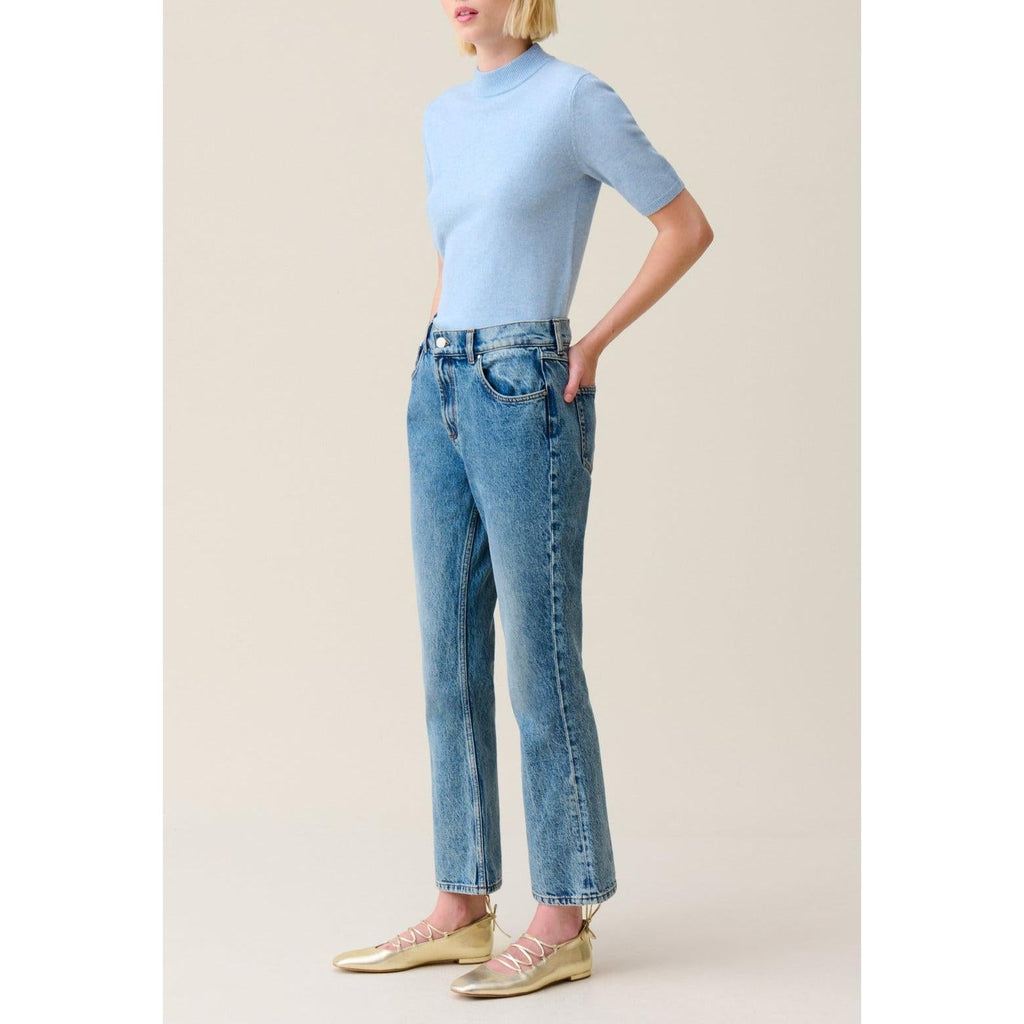 Claudie Pierlot - Jean Louis Flare Denim Clair