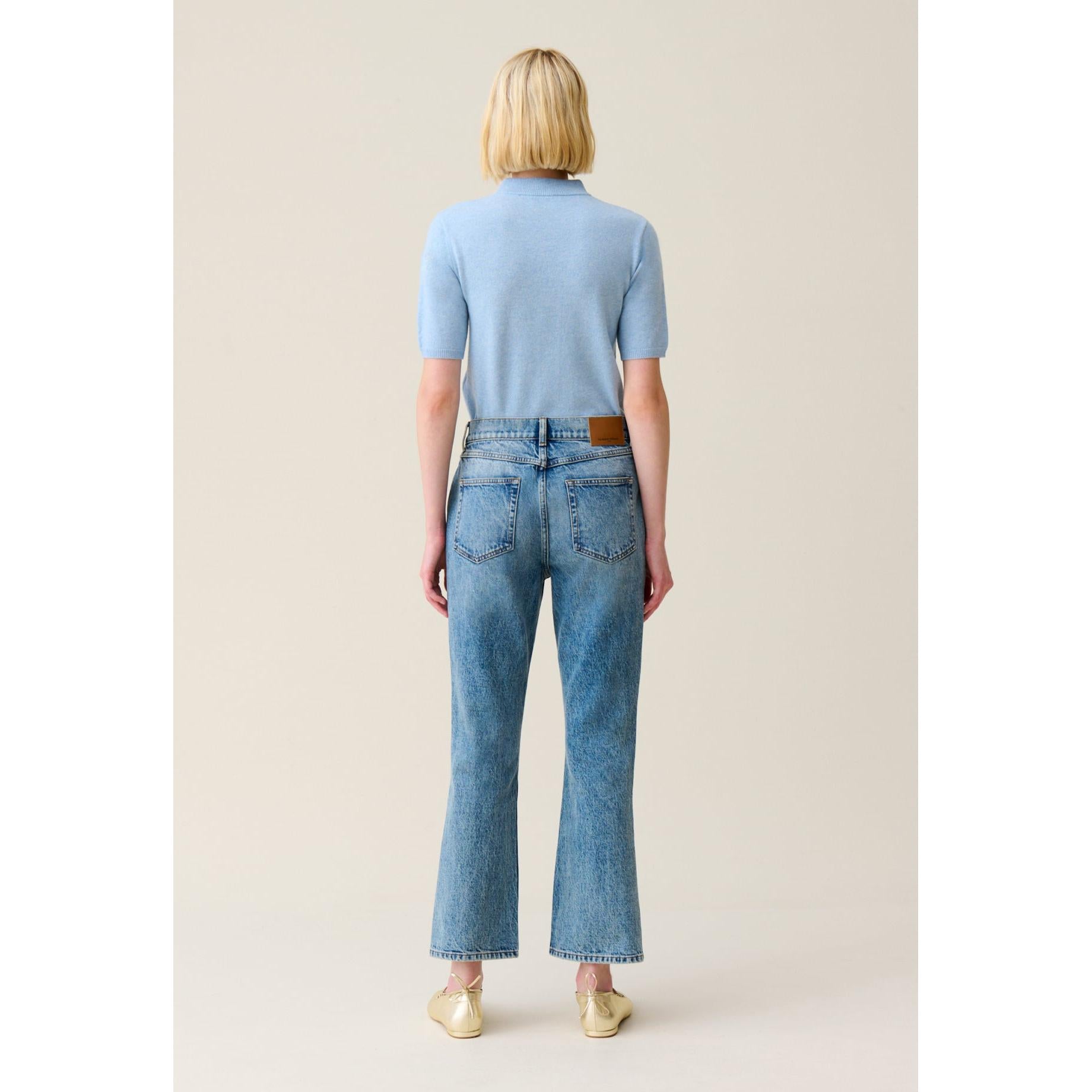 Claudie Pierlot - Jean Louis Flare Denim Clair