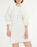 Claudie Pierlot - Jupe Maille - Mareini - Ecru