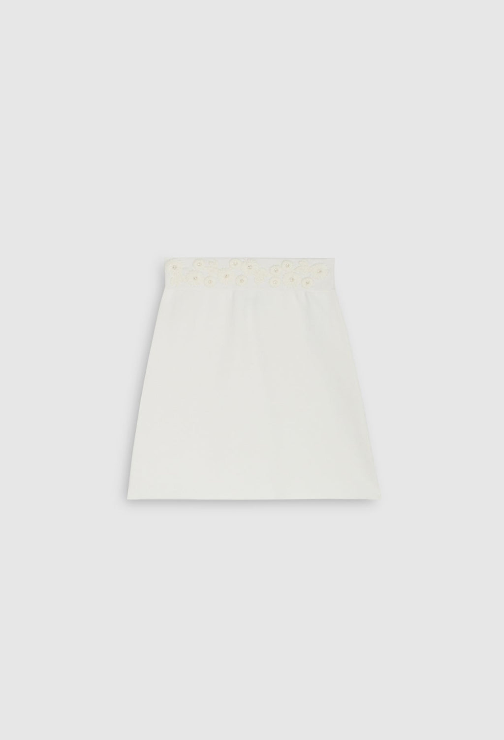 Claudie Pierlot - Jupe Maille - Mareini - Ecru