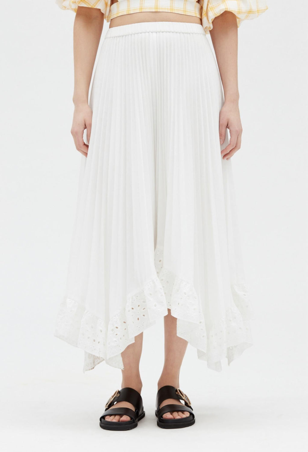 Claudie Pierlot - C&T Skirt - Selode Cotton - Ecru