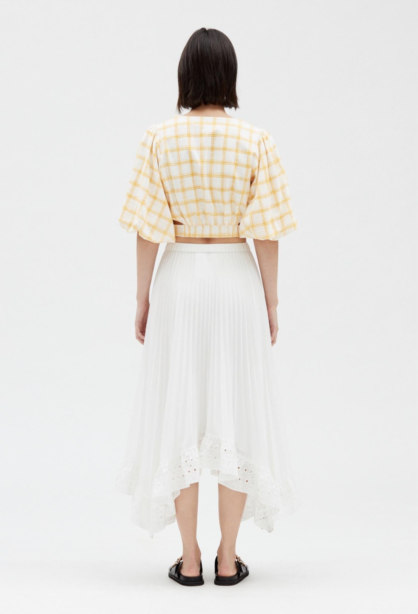 Claudie Pierlot - C&T Skirt - Selode Cotton - Ecru