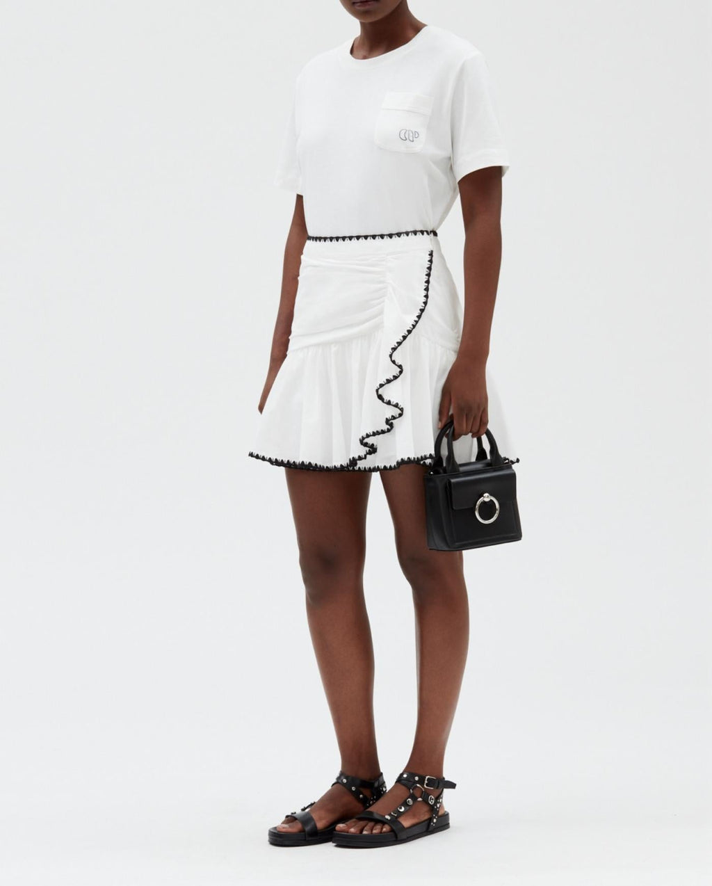 Claudie Pierlot - Jupe C&T - Sister Brodee - Ecru