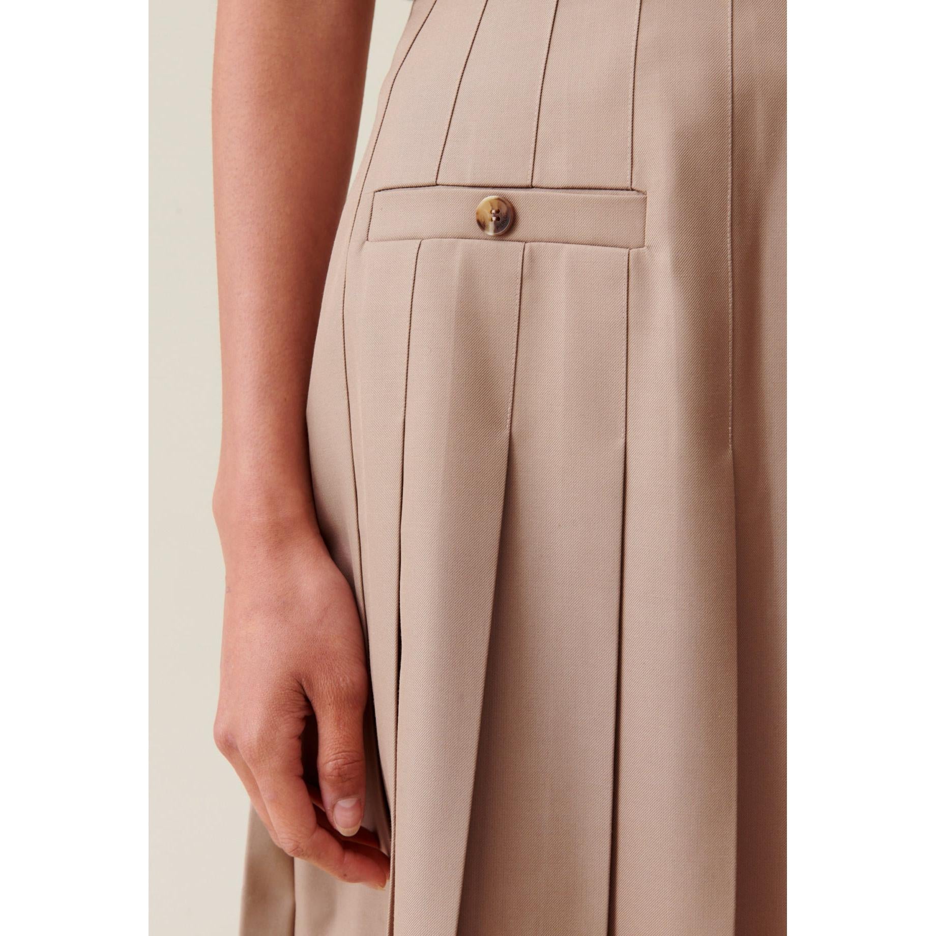 Short Pleated Skirt