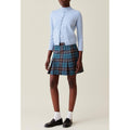 Checked Wool Skirt