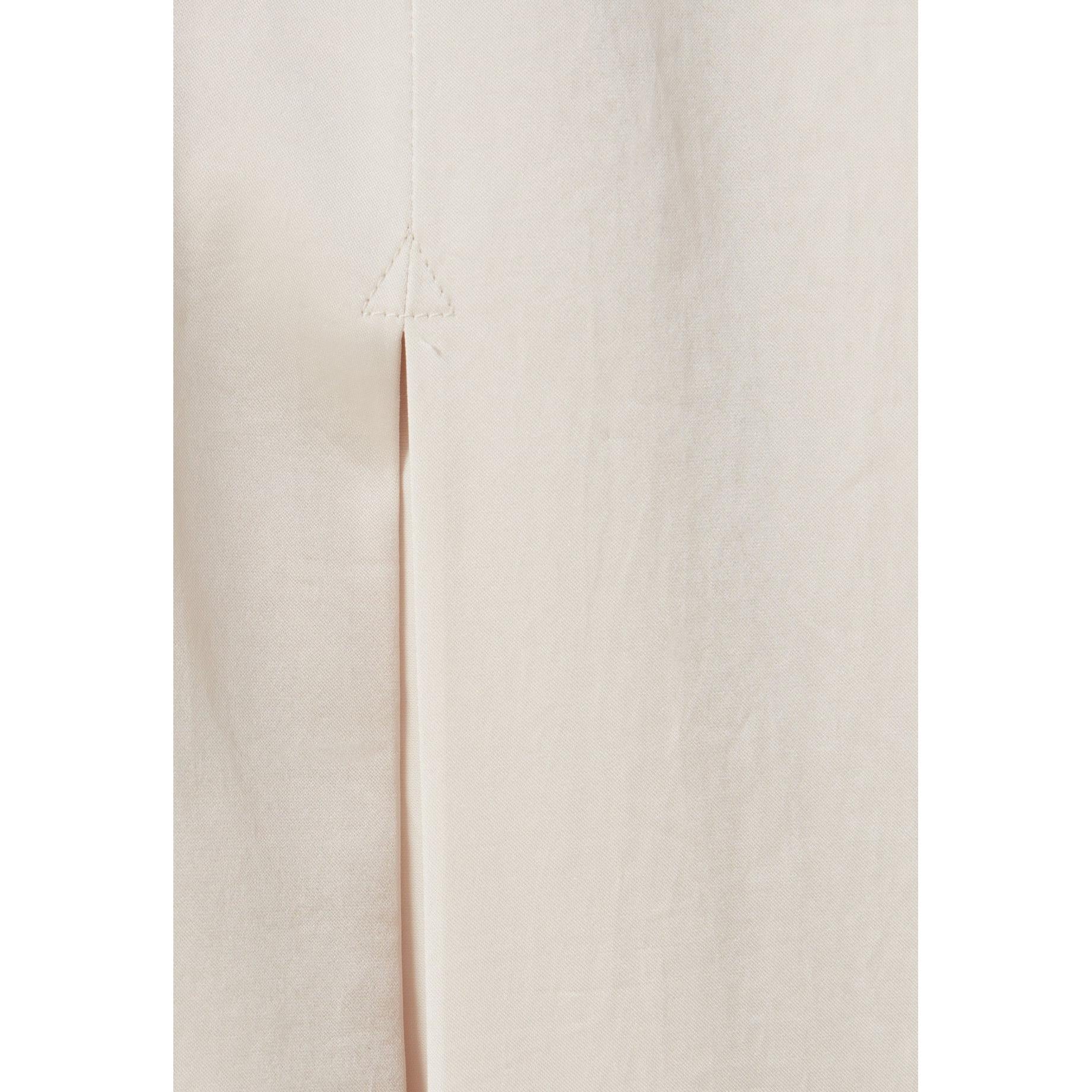Fluid Long Skirt with Darts