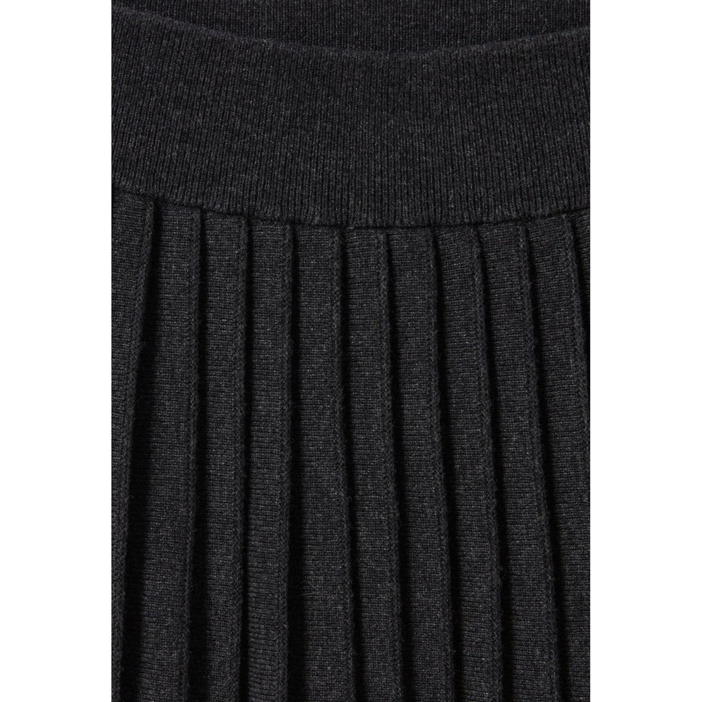 Jupe Courte Maille Gris Chiné