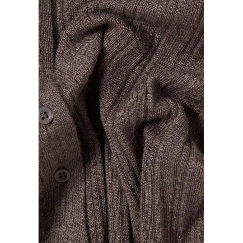 Pleated Buttoned Midi Skirt