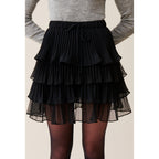 Claudie Pierlot - Jupe Courte Noire Volants