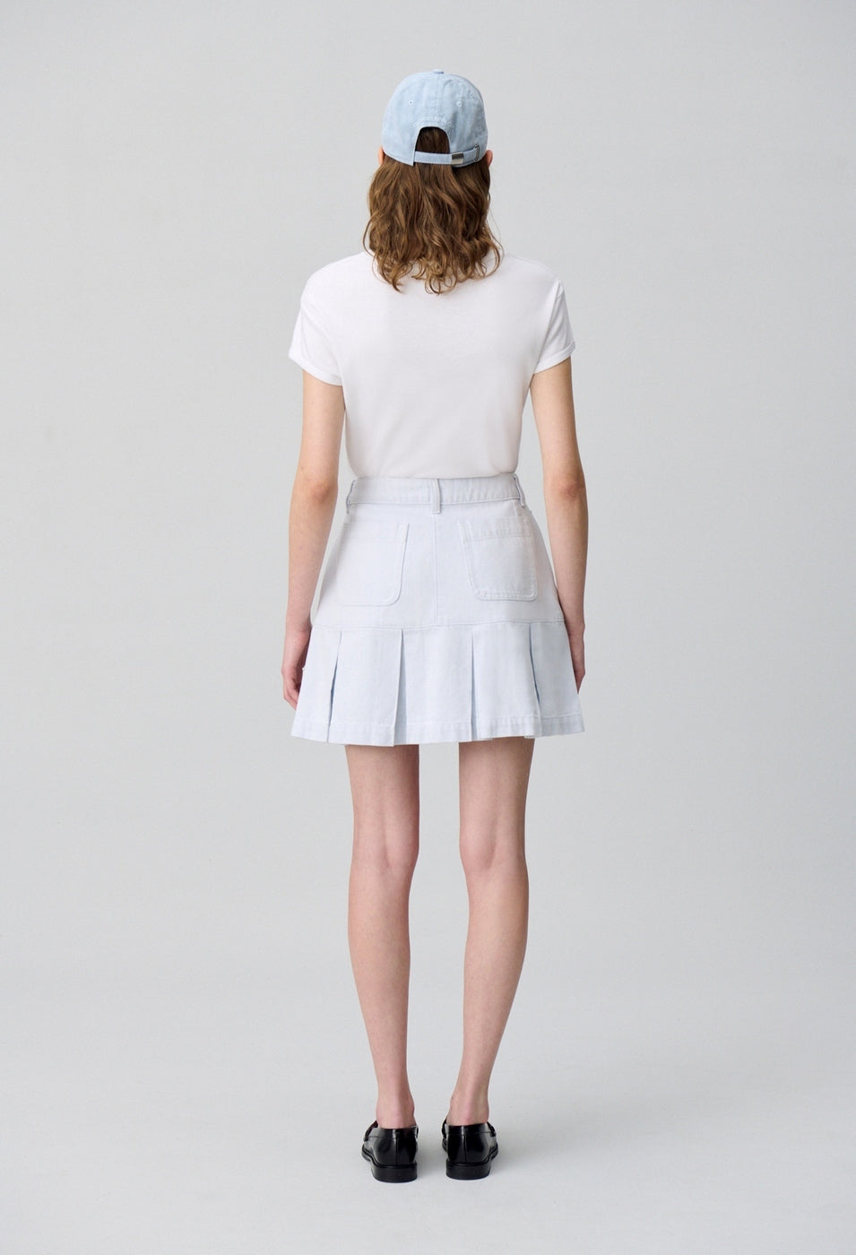 Salamander Denim Skirt Very Light Blue