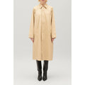 Abrigo reversible de largo medio en beige