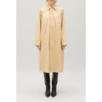 Abrigo reversible de largo medio en beige