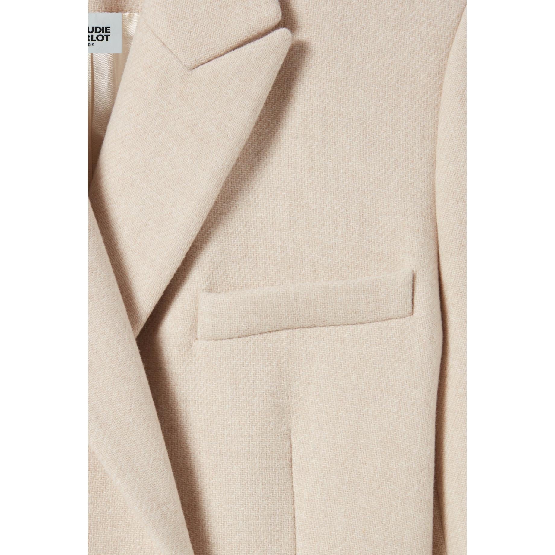 Claudie Pierlot - Manteau Classique Droit Mi-Long