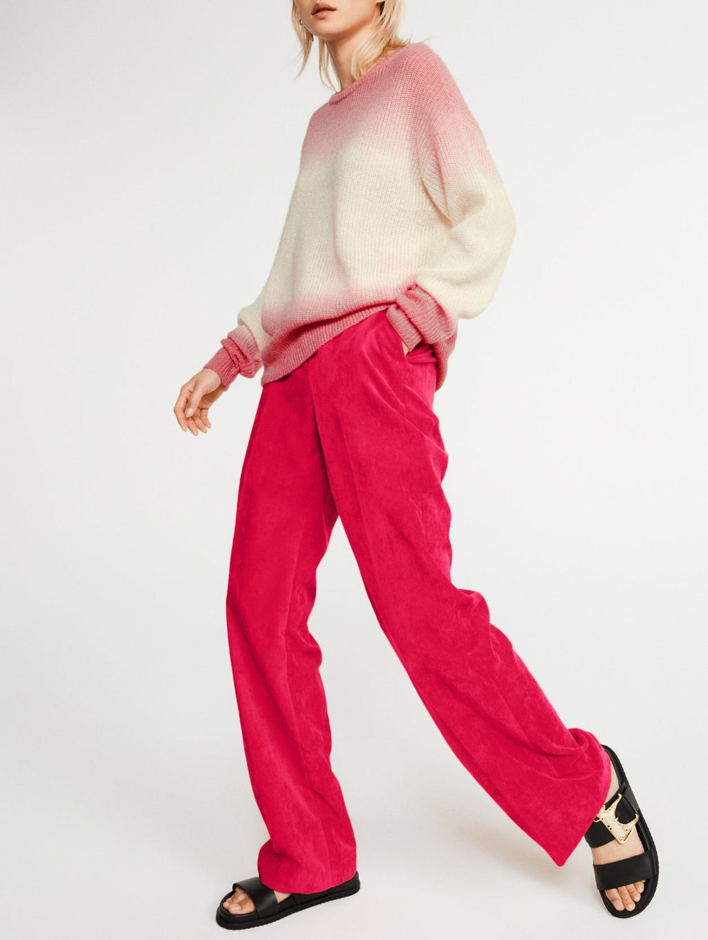 Claudie Pierlot - Pantalon - Painting - Magenta