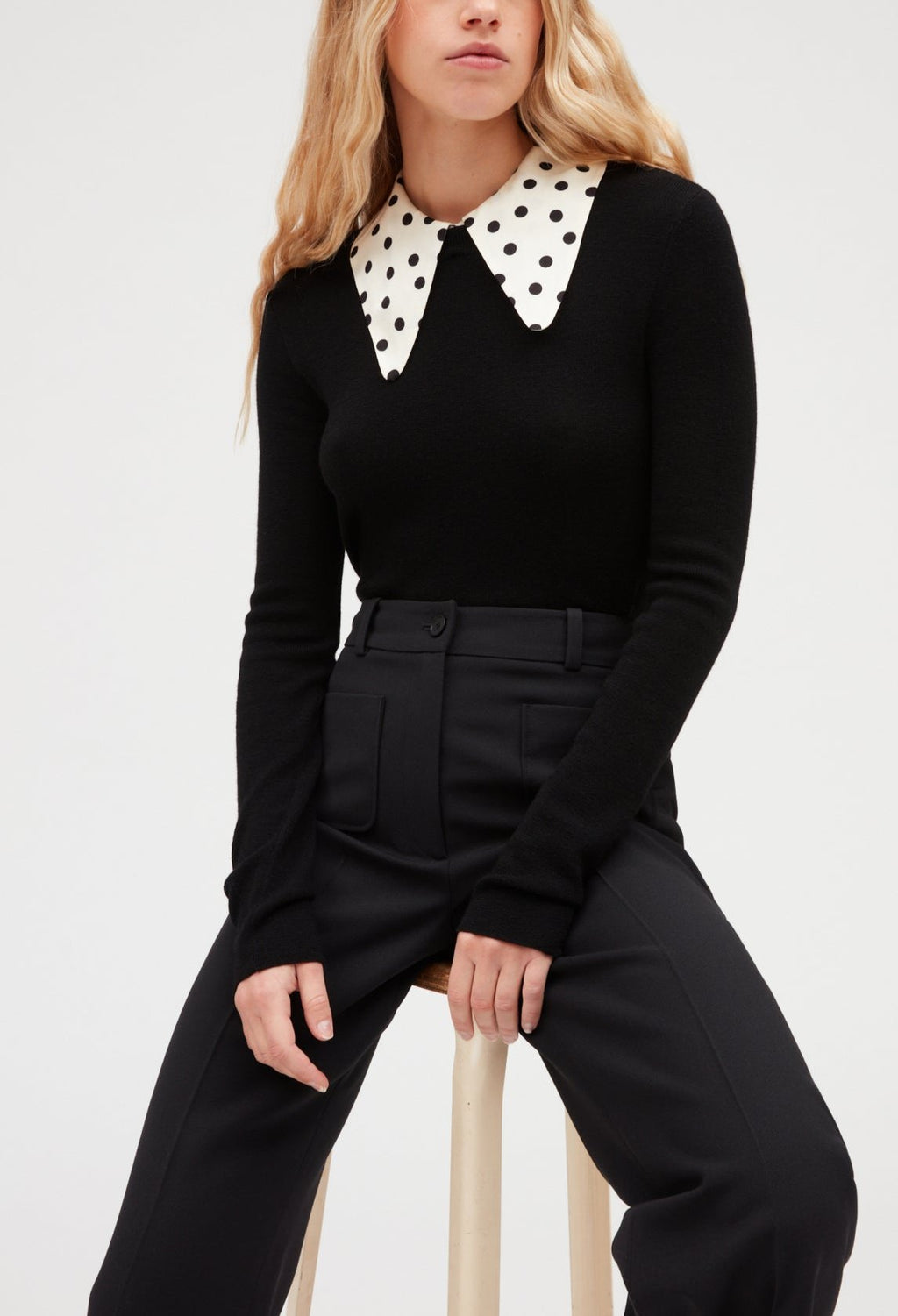 Claudie Pierlot - Trousers - Player - Black