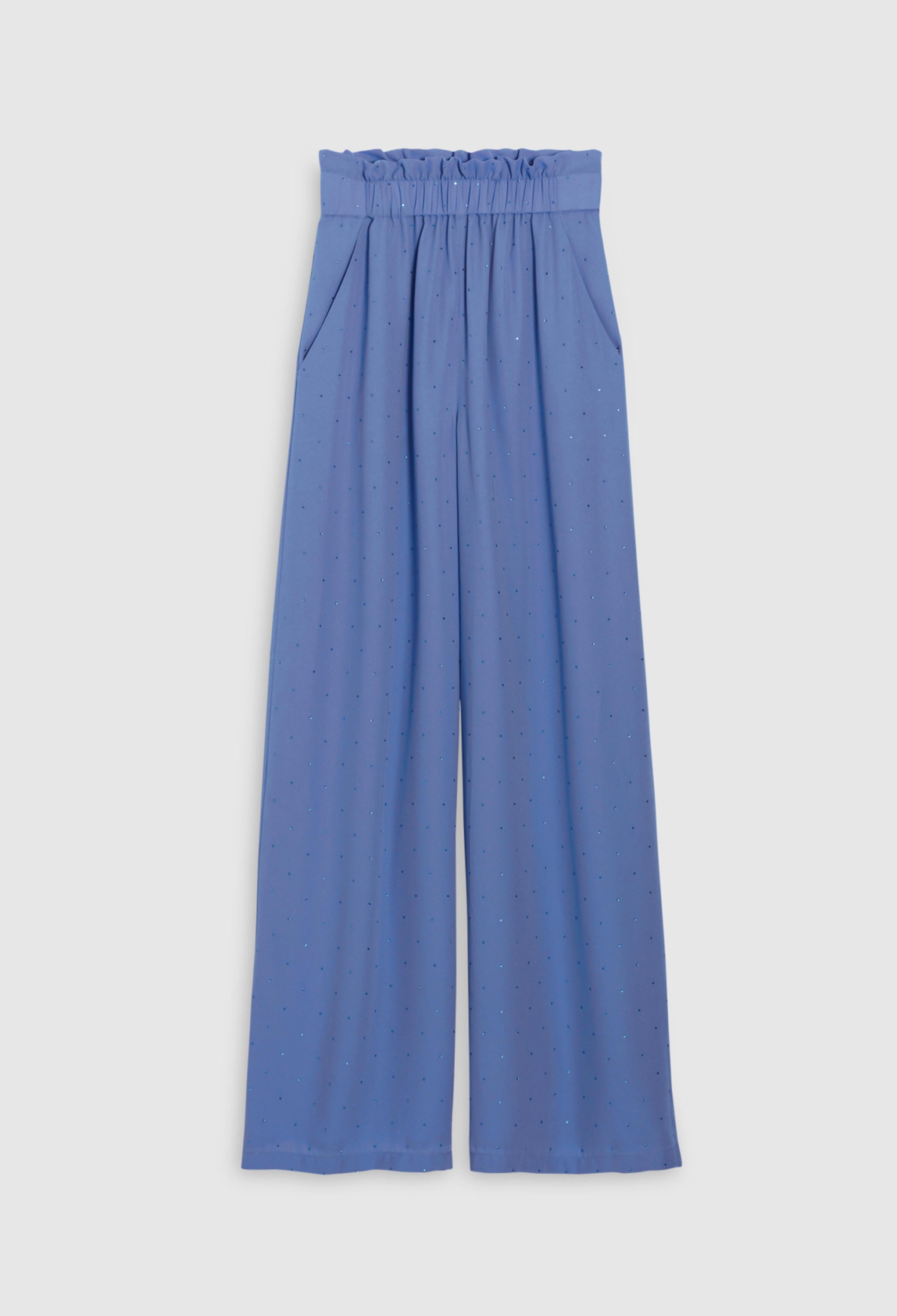 Claudie Pierlot - Pantalon - Pantin Strass - Bleu Ciel