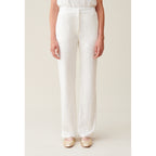White Sequin Trousers