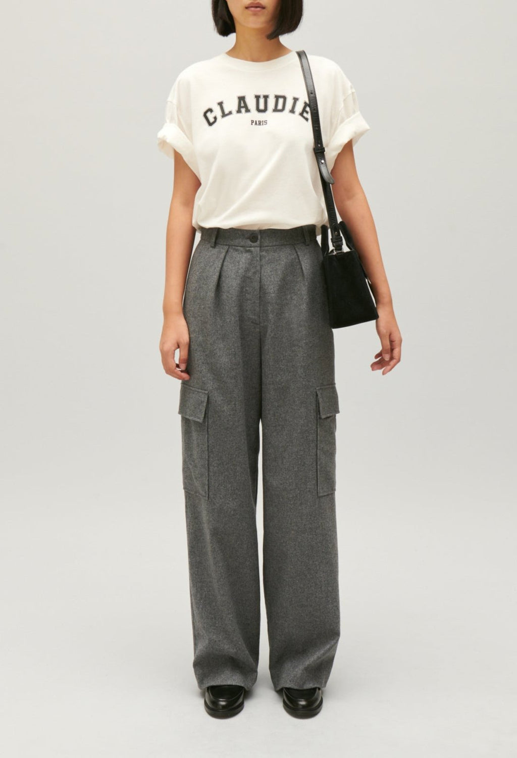 Claudie Pierlot - Pantalón - Palme - Gris Claro