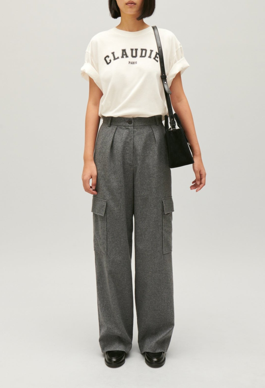 Claudie Pierlot - Pantalón - Palme - Gris Claro