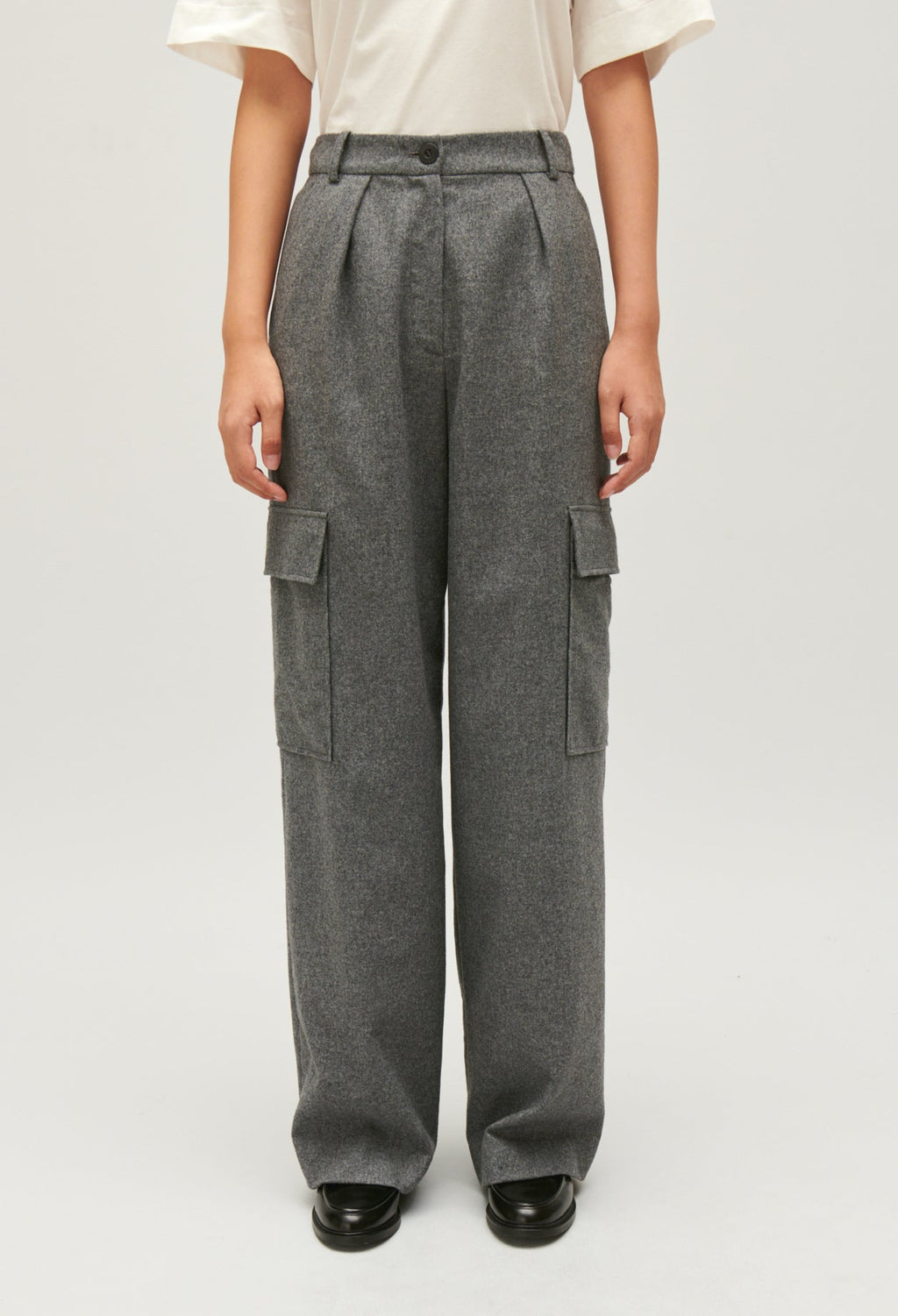 Claudie Pierlot - Pantalón - Palme - Gris Claro