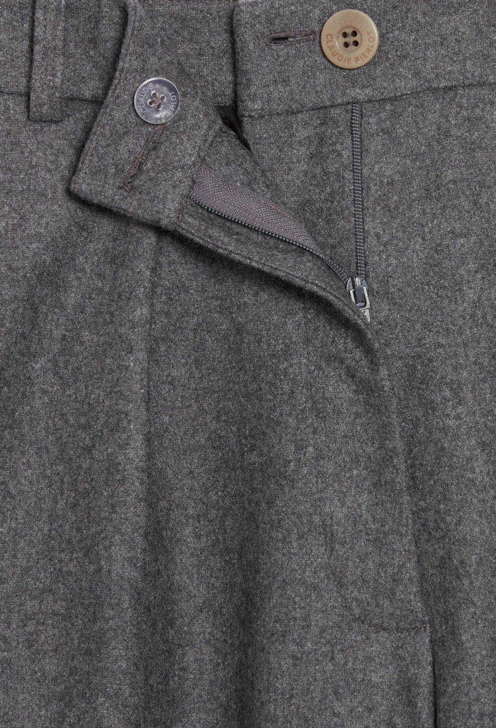 Claudie Pierlot - Pantalón - Palme - Gris Claro