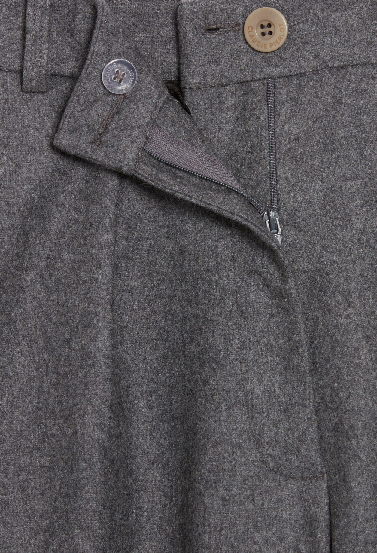 Claudie Pierlot - Pantalón - Palme - Gris Claro