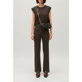 Claudie Pierlot - Pantalon Maille Rayée