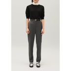 Mottled Grey Tailored Trousers