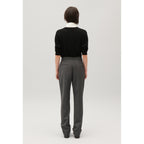 Mottled Grey Tailored Trousers