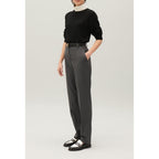 Mottled Grey Tailored Trousers