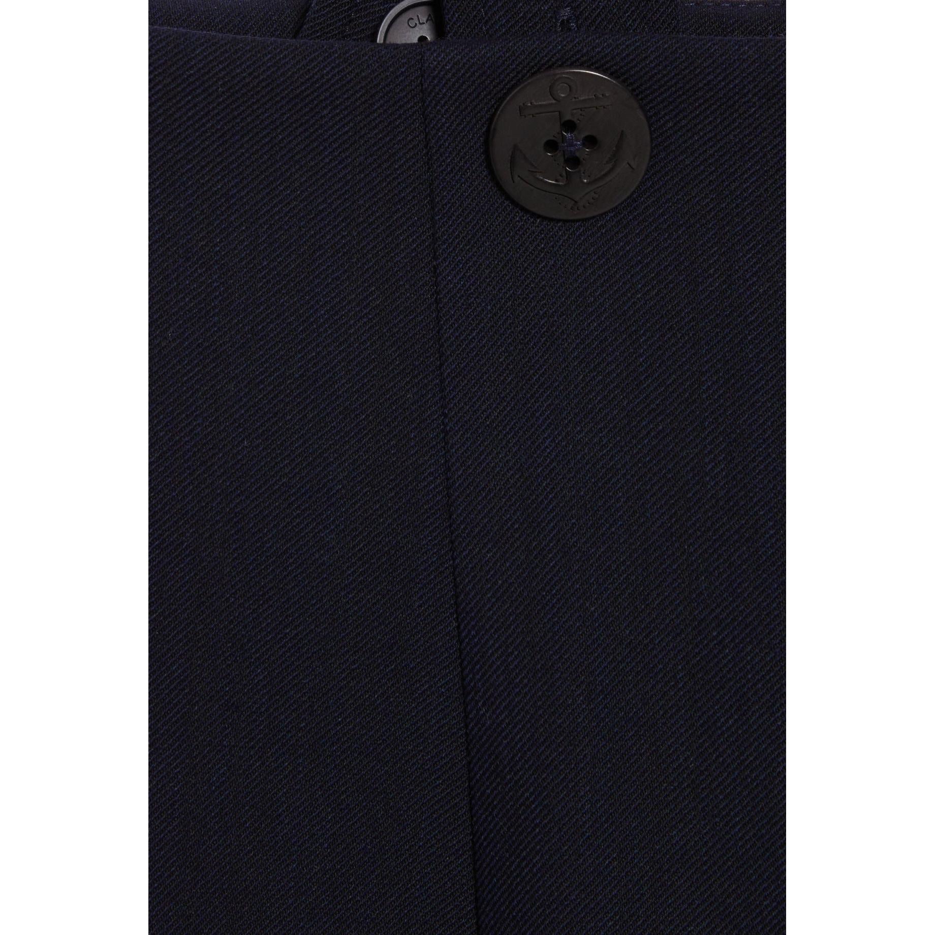 Navy Braces Trousers
