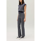 Claudie Pierlot - Pantalon Maille Rayures