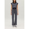 Claudie Pierlot - Pantalon Maille Rayures