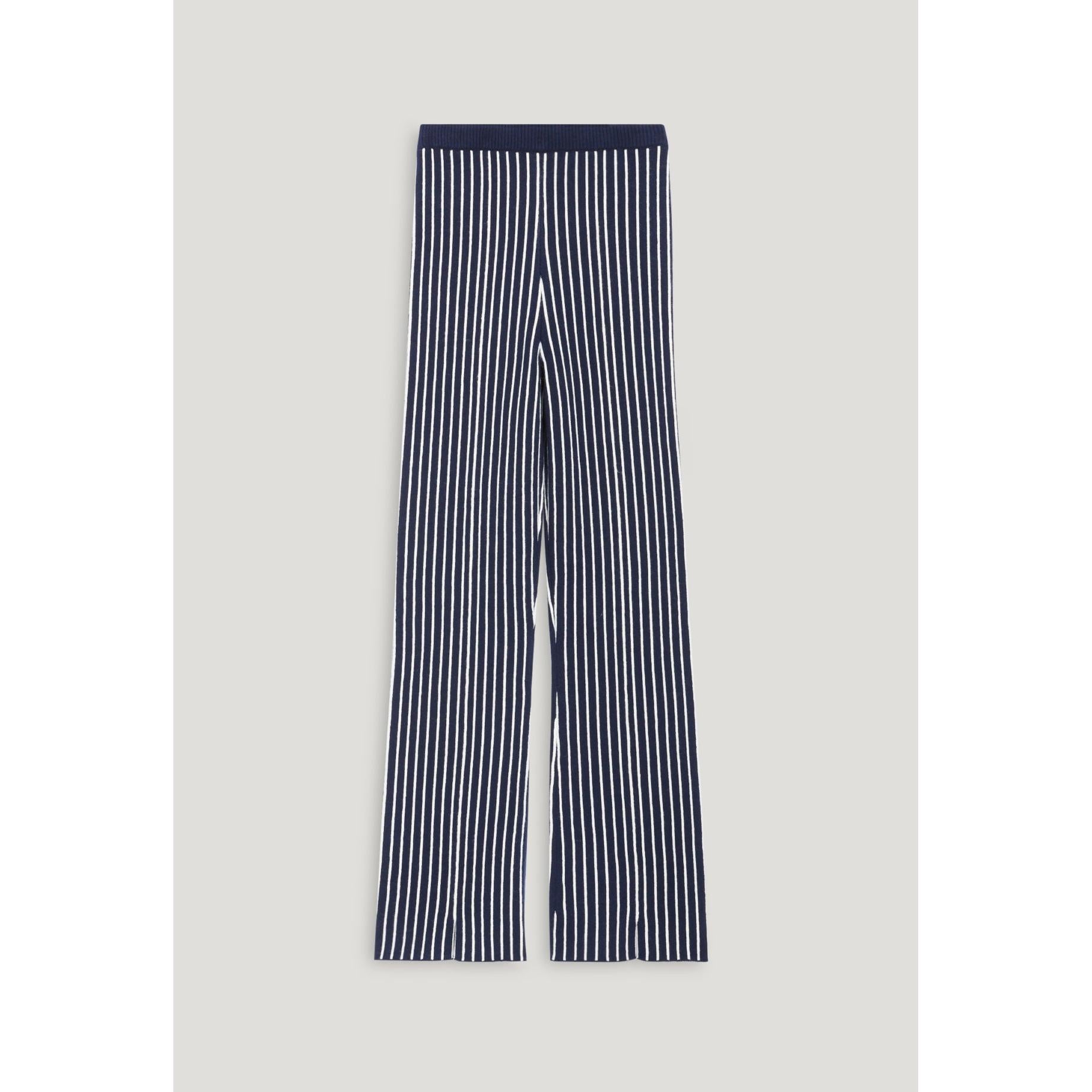 Claudie Pierlot - Pantalon Maille Rayures