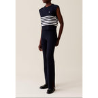 Pantalones de punto azul marino