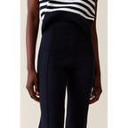 Pantalones de punto azul marino