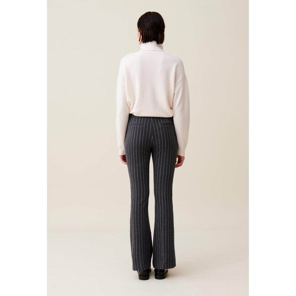 Pantalon Flare À Rayures