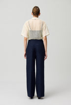 Navy Paulierayee Trousers