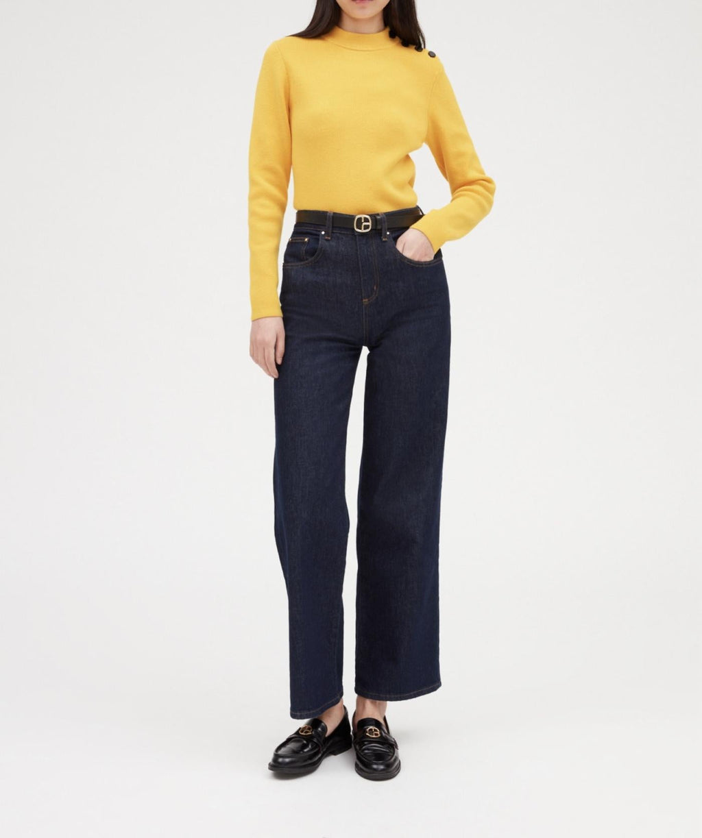 Claudie Pierlot - Jersey - Muna - Amarillo