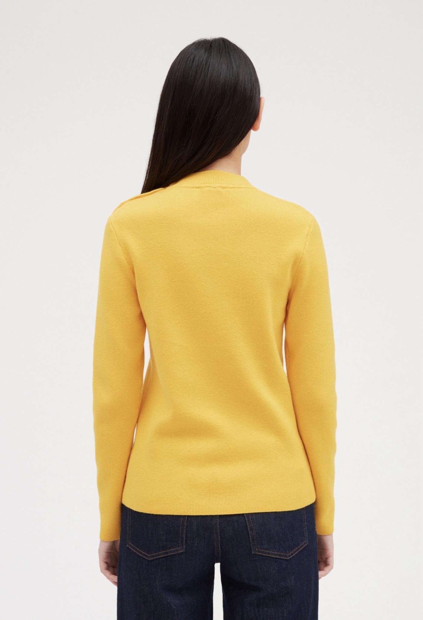 Claudie Pierlot - Jersey - Muna - Amarillo