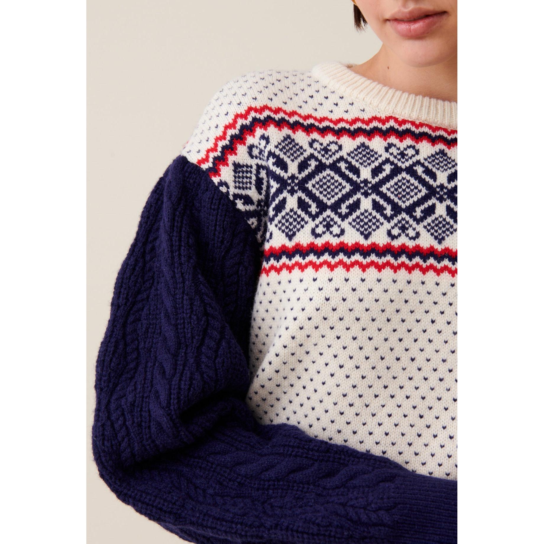 Claudie Pierlot - Pull Maille Motifs Col Rond
