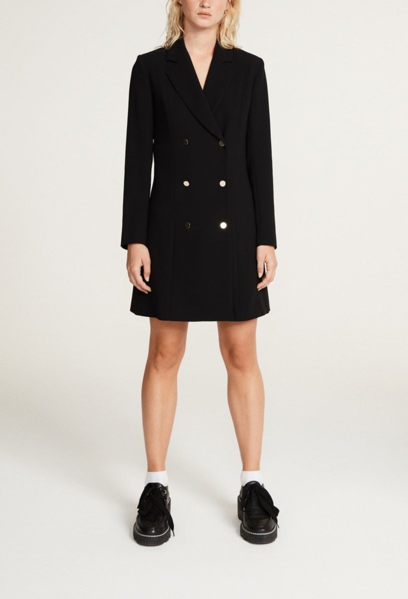 Claudie Pierlot - Vestido C&T - Reseau - Noir