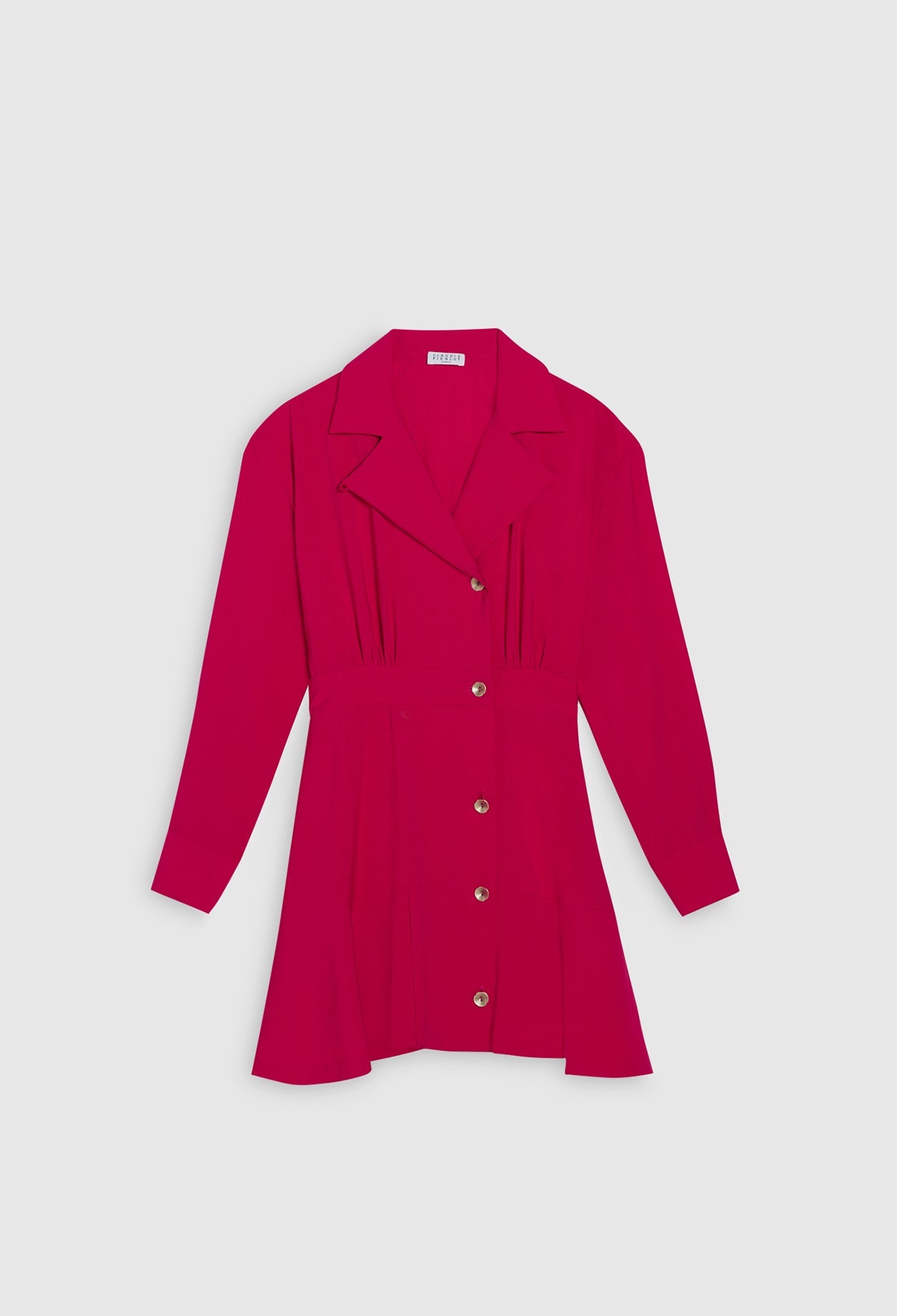Claudie Pierlot - Vestido camisero - Fucsia