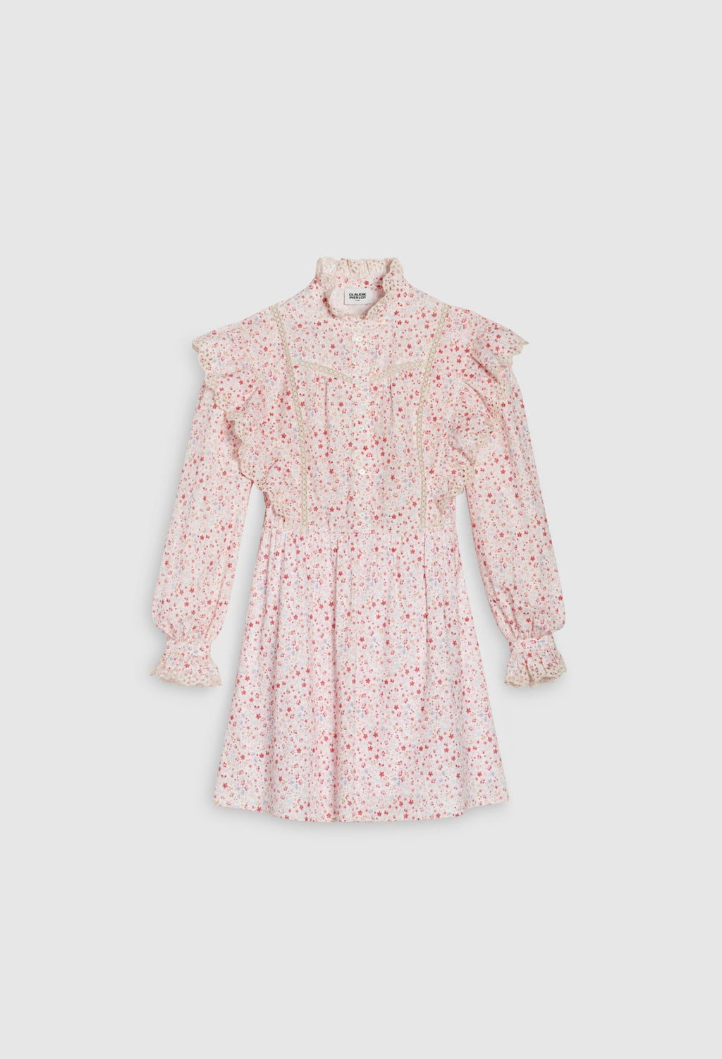 Claudie Pierlot - Vestido C&T - Ronsard - Estampado ligero