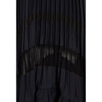 Pleated Ruffle Dress